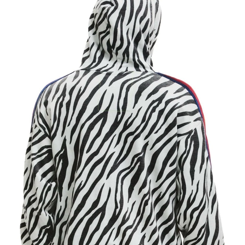 Aviator Nation relexed fit Zip-Up Hoodie with velvet stripes size M unisex (NWT) - Picture 5 of 9